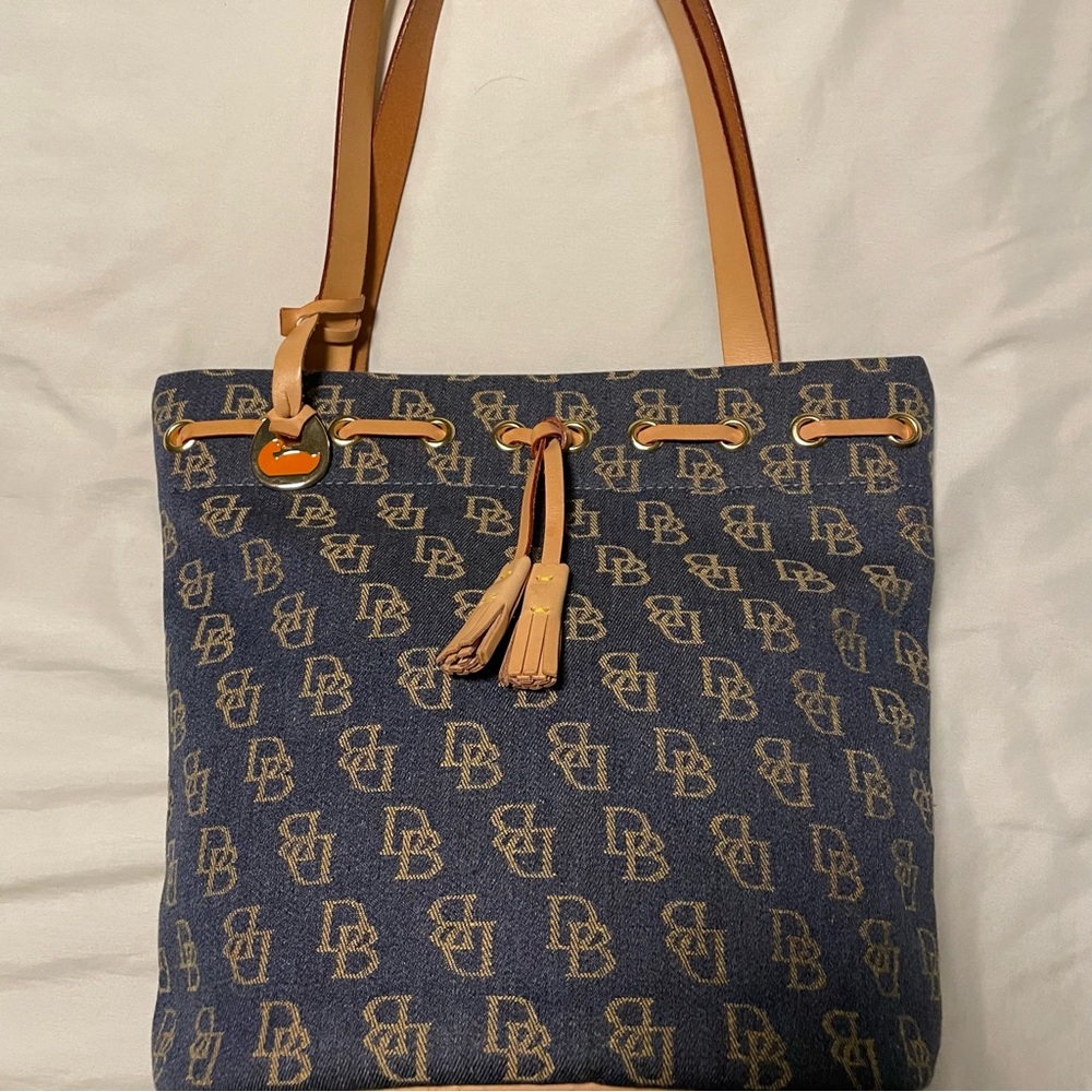 Dooney & Burke Large monogram bucket purse
